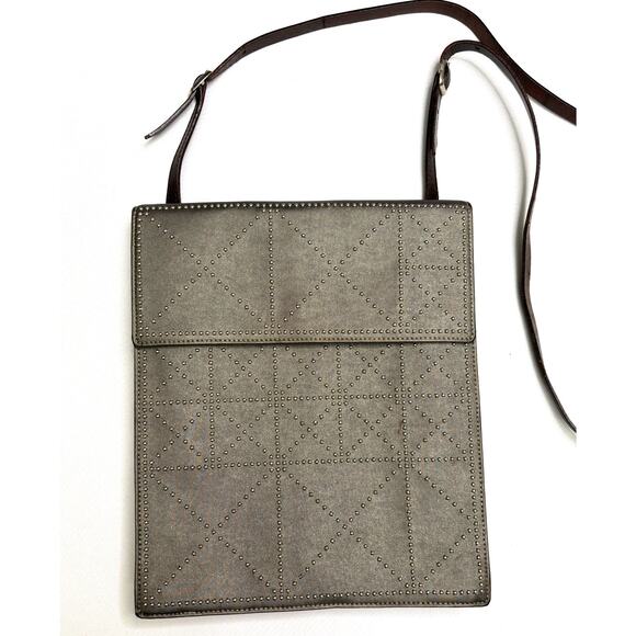 Very Rare | Vintage PALOMA PICASSO Metallic Fabric Crossbody Shoulder Bag - Picture 1 of 9